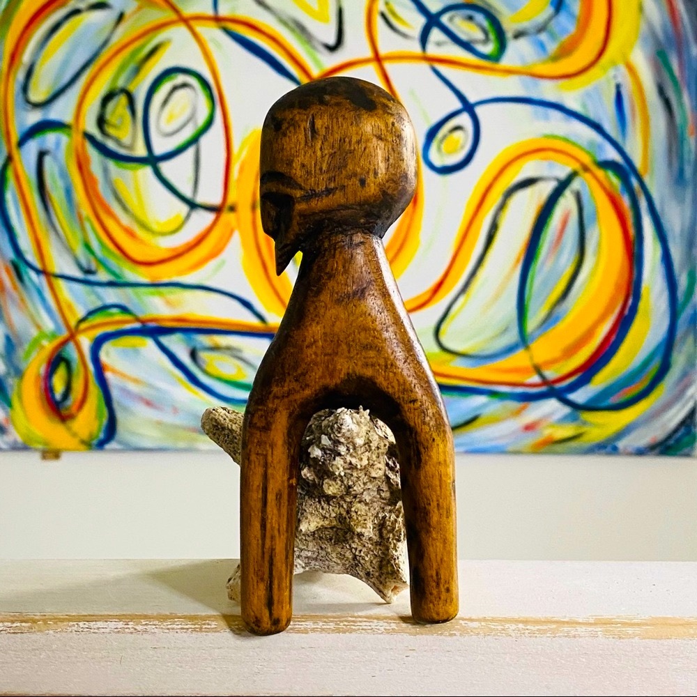 Hand Carved African Sculpture
